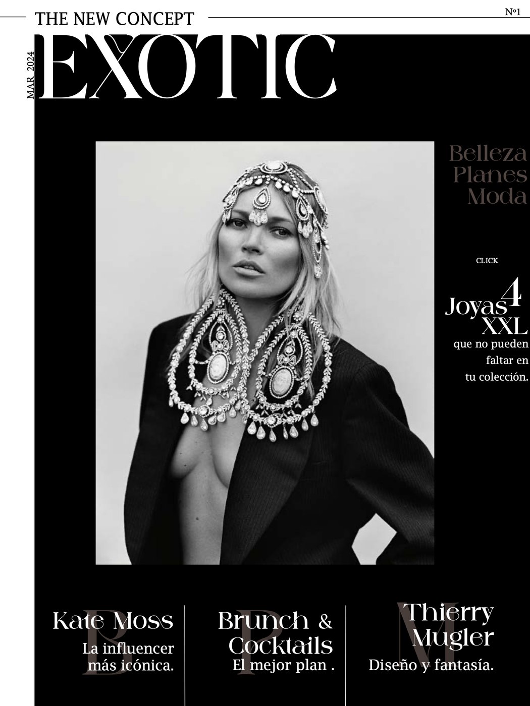 Portada de EXOTIC con sumario