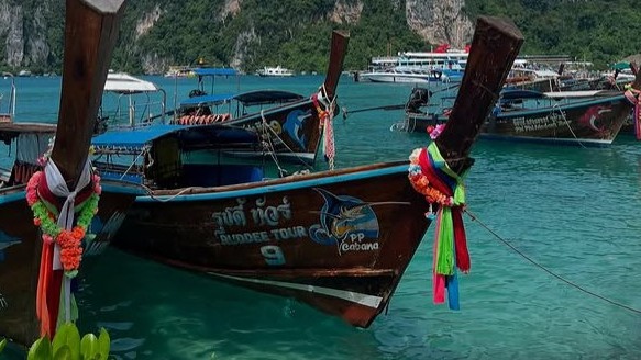 Barcas en Tailandia